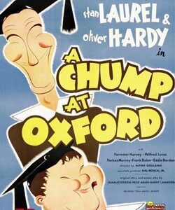 A CHUMP AT OXFORD – LAUREL & HARDY